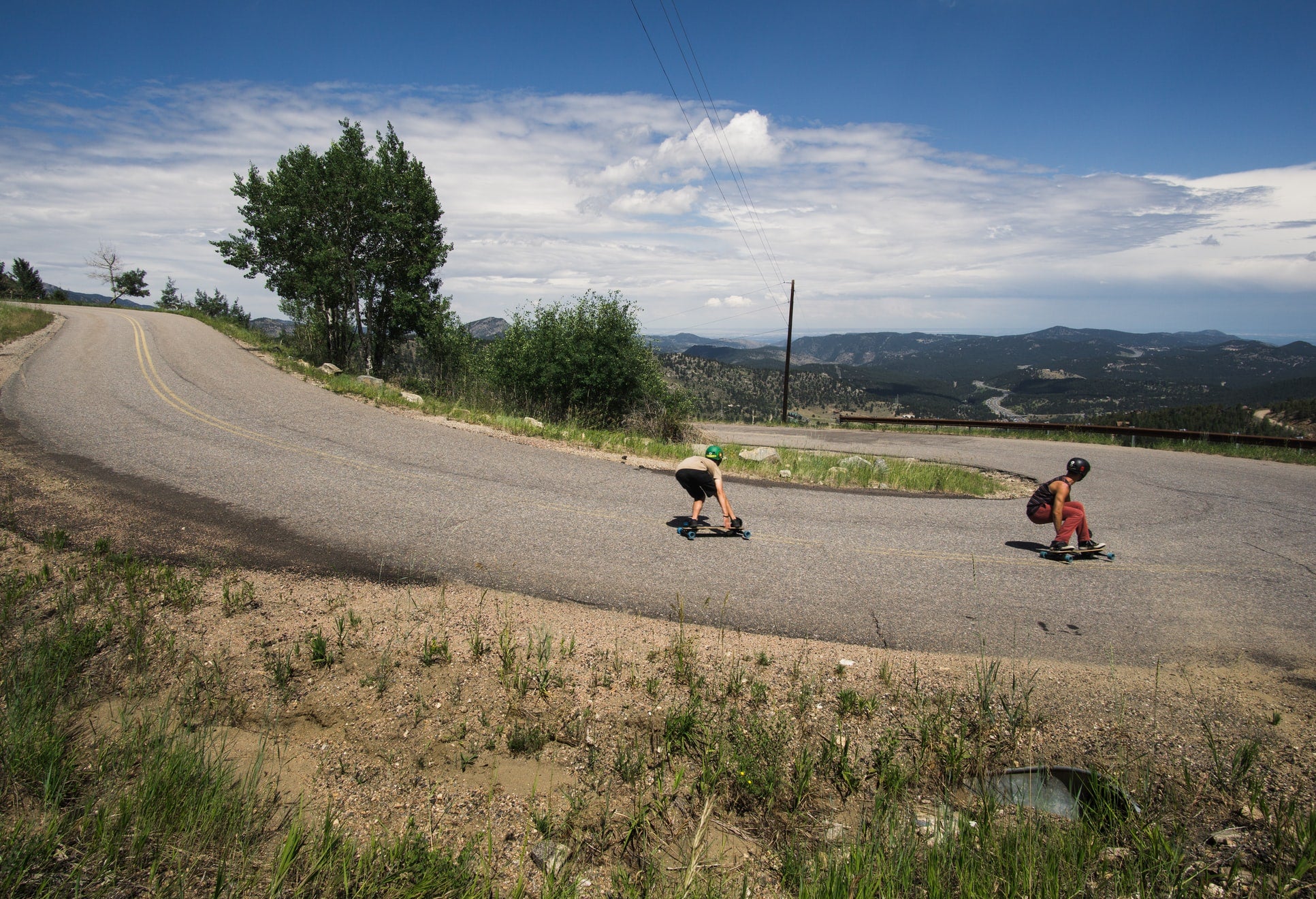 downhill longboarding