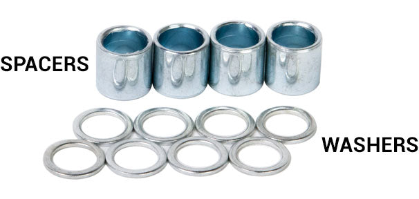 label spacer washers